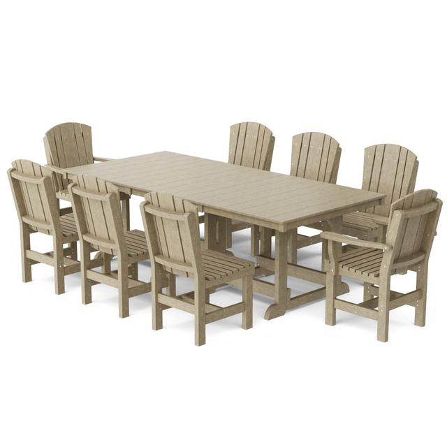 Heritage 9-Piece 44" x 94" Dining Set