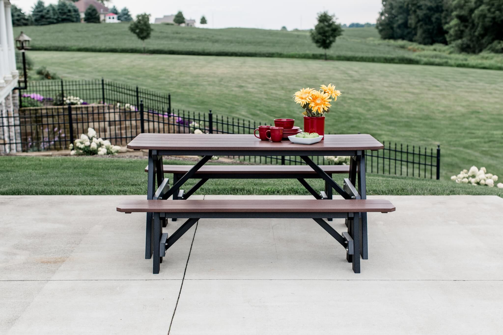 LCC-166 Picnic Table w/ Unattached Bench