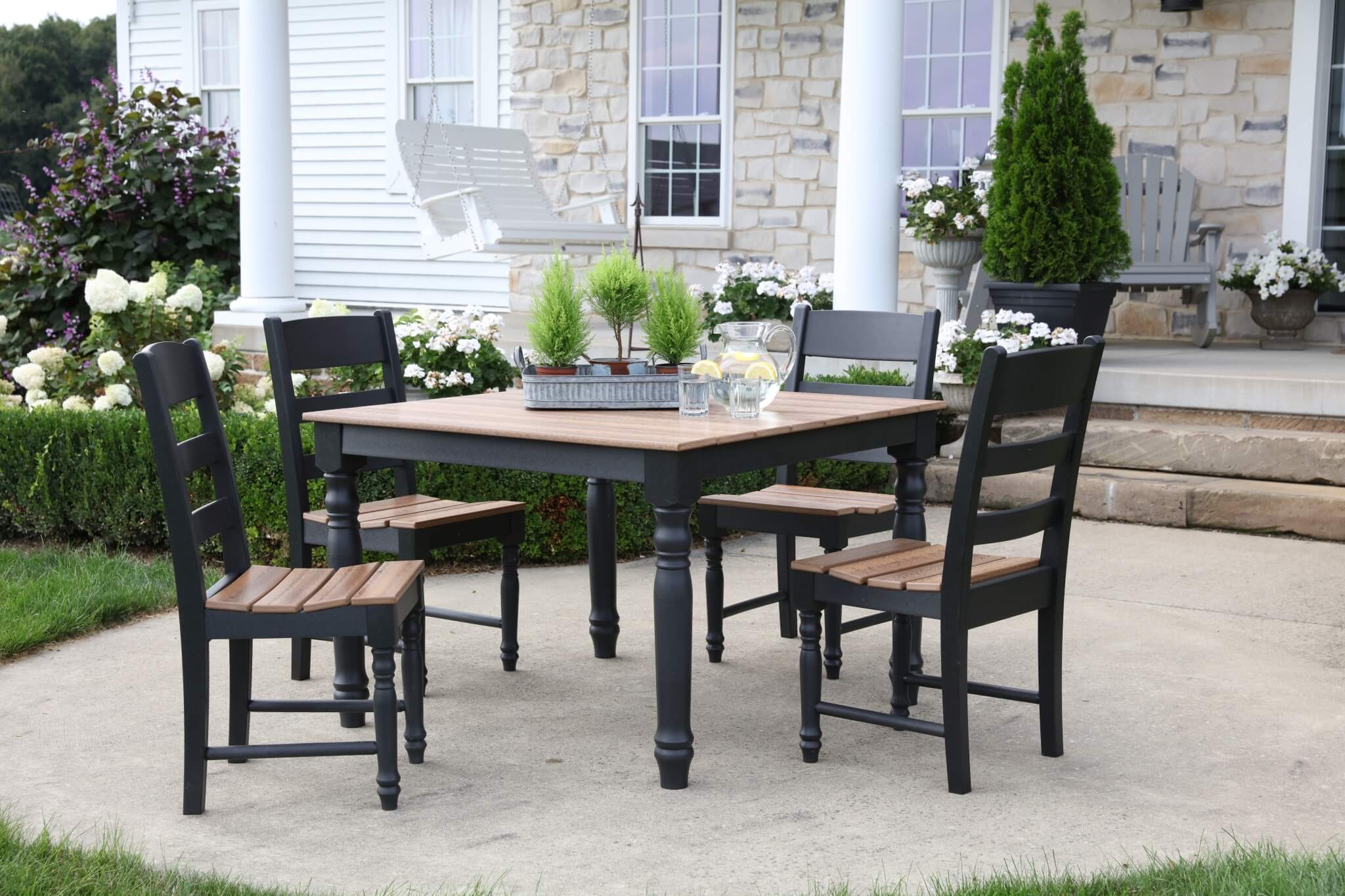 LCC-586 Farm Dining Table Set w/ Chairs